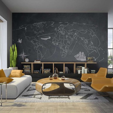 Foto tapeta Small travel. Large travel 400x309