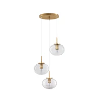 NOVA LUCE Visilica Maeve NL9236755, E27, IP20, mjedeno-zlatna