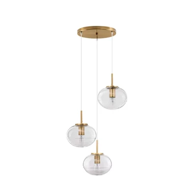 NOVA LUCE Visilica Maeve NL9236755, E27, IP20, mjedeno-zlatna