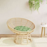 Jastuk okrugli Oxford, Ø 60 x 11 cm, uzorak lišća