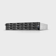 ASUSTOR NAS AS6512RD, rack 2U, Intel Atom C3538, 8 GB DDR4, 0 TB, ADM, crni