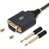 STARTECH.COM USB-A na DB-9 serijski kabel 1P3FFCNB-USB-SERIAL, 1 m, crni