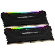 CORSAIR RAM memorija Vengeance RGB Pro, DDR4, 2666 MHz, CL16, 16 GB Dual-Kit, crna CMW16GX4M2A2666C16
