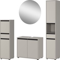 GERMANIA Sivi set namještaja za kupaonicu Lemont