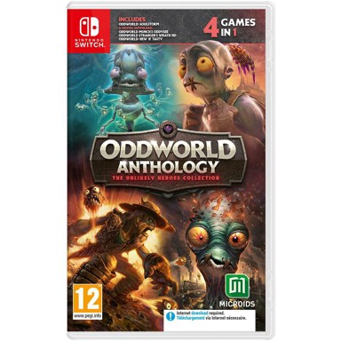 Igra za Switch: Oddworld Anthology – The Unlikely Heroes Collection
