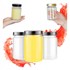BE Set staklenki Atena 330 ml s poklopcem FI66, 5 kom.