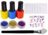 Veliki set za lakiranje noktiju, lakovi za nokte, naljepnice, separatori