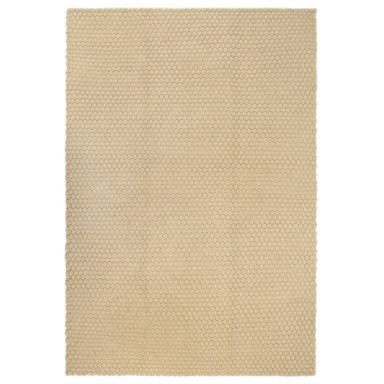 Tepih, pravokutni, 120 x 180 cm, pamučni, prirodni