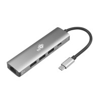 TB USB-C adapter na RJ45, 3x USB-A 3.0, USB-C, aluminijski