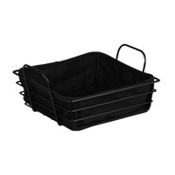 KESPER Višenamjenska košarica metalna 25 x 22 cm, crna