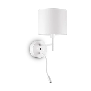 Zidna lampa Set Up, Map2, E27 i LED, bijela