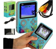 Retro mini Prijenosna igraća konzola, plava