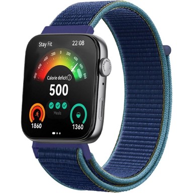 GS Najlonska narukvica za Huawei Watch Fit 3/4/4 Pro, tamnoplava