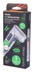 TROIKA ECO KNICKLICHT PRO Grey Magnetic Mount flashlight COB LED