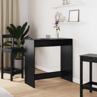 Stol za bar 102 x 50 x 103,5 cm, konstruirano drvo, crni hrast