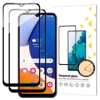 MG Zaštitno staklo Full Glue, 2x za Samsung Galaxy A14 5G, crno