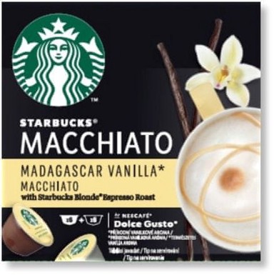 STARBUCKS kapsule za kavu Madagascar Vanilla Latte Macchiato, 12 kapsula