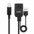 LINDY Hibridni USB kabel, USB 3.2 Gen 2 Typ A, 35 m, crni