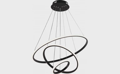 LED Visilica, CCT, 78 W, crna