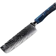 Damaskasti kuhinjski nož Se-37603 Nakiri Kp37603, plavi