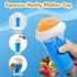 COOL MANGO Aparat za izradu slushija za domaće ledene napitke, kompaktni silikonski lončić, Slushy
