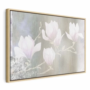 Slika White Magnolias, jednodijelna, široka, 90x60 cm