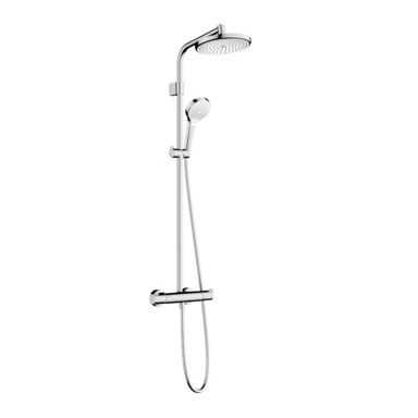 HANSGROHE Set za tuš Waterforms s kliznom šipkom, crijevom i termostatom