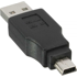 INLINE USB 2.0 adapter muški na Mini USB 5-pinski, crni