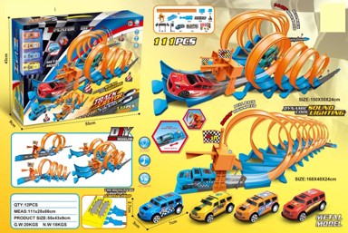 Staza za autiće Extreme Race, sa zvučnim i svjetlosnim efektima