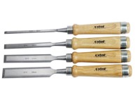 EXTOL PREMIUM Dlijeta s bukovom drškom 6–25 mm, set 4 kom, CrV