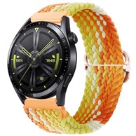 B-STRAP Elastic Nylon remen za Samsung Galaxy Watch 3 45mm, fragrant orange