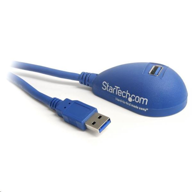 STARTECH USB-A produžni kabel USB3SEXT5DSK, USB 3.2 Gen 1, 1,5 m, plavi