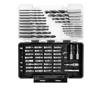 GRAPHITE Set svrdala, bitova i nasadnih ključeva 56H619, 66 kom.