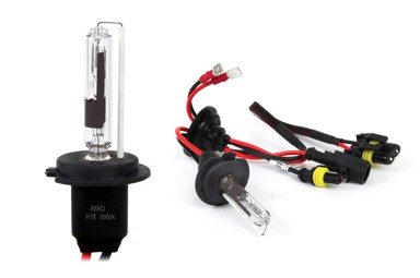 AMIO Premium HID xenon žarulje, H7R, 6000K, hladno bijela, SINGLE BOX (1 žarulja)