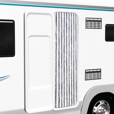 Zastor protiv insekata 56 x 200 cm, sivo-bijela