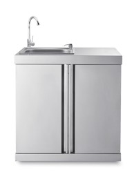 Inox sudoper i ormarić 4003, srebrna