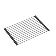 QUADRON Ocjedna mreža Rollmat Rolo čelik/crni 38x25 cm