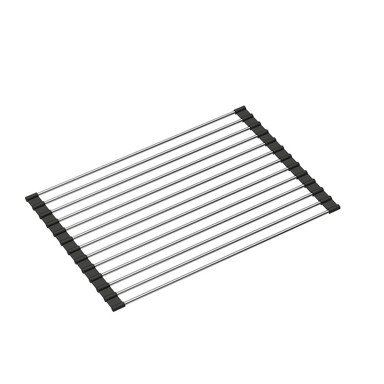 QUADRON Ocjedna mreža Rollmat Rolo čelik/crni 38x25 cm