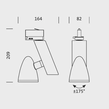 OSRAM LED reflektor Punctoled Track, 32W, 4000K, 2900 lm, crni