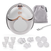 KINDERKRAFT Električna izdajalica Mamaflow, hands free, golden