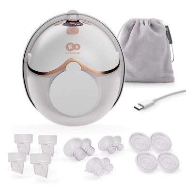KINDERKRAFT Električna izdajalica Mamaflow, hands free, golden