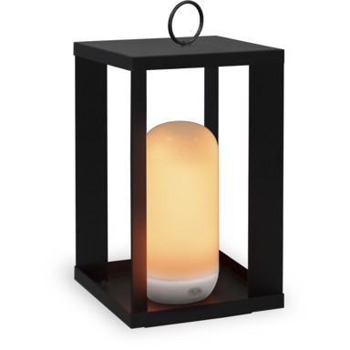 NEW GARDEN Stolna lampa Siroco 30, 30 cm, crna