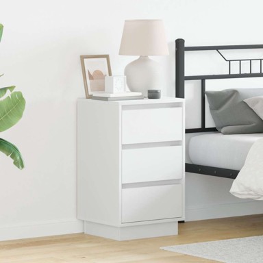 Ormarić s LED-om 39×34,5×65 cm konstruirano drvo, bijeli