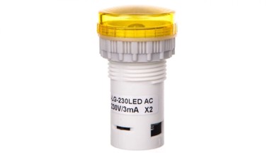 Kompaktna žuta svjetiljka PK22-LG-230-LED-AC