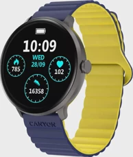 CANYON Pametni sat Jacky Bluetooth 200 mAh, žuto/plavi (CNS-SW69BL)