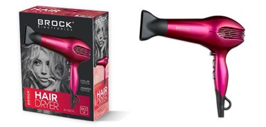 BROCK Sušilo za kosu s ionizatorom HD9501PK