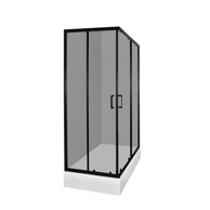 AQUAART Tuš kabina Wellness s kadom Madera pravokutna 80100, 80x100x204 cm