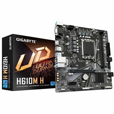 GIGABYTE Matična ploča H610M H, Intel H610, Micro-ATX, s. 1700