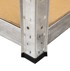 Kutni metalni regal Aga, 180 x 90 x 40 cm, 5 polica