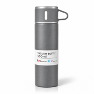 LIVEFY Termosica Vello 500 ml, siva